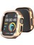 Apple Watch 8 Ultra/ Ultra 2 Kasa Koruma (49 Mm) Elmas Taşlı Zarif Şık Önü Açık Koruma Kılıf 3