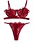 Dantelli Kırmızı Bralet Takım 1