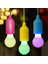 Renkli LED Ampul Avize Taşınabilir LED Çekme Kablosu Ampul Dış Mekan (Yurt Dışından) 2
