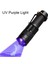 LED Uv 395NM El Feneri Torch Işık Ultra Viole Işık Mor Işık Uv Lamba Aa Pil Marker Checker Algılama (Yurt Dışından) 2