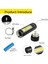 Zoom 10000 Lm Q5 + Cob LED Mini El Feneri 14500 4 Modlu Cep Feneri (Yurt Dışından) 2