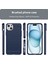 iPhone 15 Plus Için Yumuşak Karbon Fiber Fırçalanmış Tpu Telefon Kılıfı - Mavi (Yurt Dışından) 3