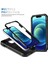 iPhone 15 Plus Için Kayar Lens Koruyucu Halka Standlı Telefon Kılıfı - Siyah (Yurt Dışından) 3