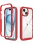 iPhone 15 Plus Için Hibrit Bumper Tam Koruma Telefon Kılıfı - Kırmızı (Yurt Dışından) 1