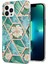 iPhone 15 Pro Için Mermer Ince Yumuşak Tpu Darbeye Dayanıklı Telefon Kılıf - Yeşil (Yurt Dışından) 1