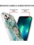 iPhone 15 Pro Için Mermer Ince Yumuşak Tpu Darbeye Dayanıklı Telefon Kılıf - Yeşil (Yurt Dışından) 4