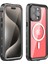 iPhone 15 Pro Max Için Su Geçirmez Kılıf Ekran Koruyucu IP68 Mühürlü Su Altı Telefon Kılıfı - Siyah (Yurt Dışından) 1