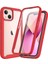 iPhone 13 Mini Için Yerleşik Ekran 360 Tam Koruma Telefon Kılıfı - Kırmızı (Yurt Dışından) 1
