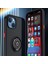 iPhone 15 Plus Için Yüzük Stand Mat Sert Silikon Telefon Kılıfı - Siyah (Yurt Dışından) 3