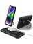 iPhone 15 Plus Için Magsafe Manyetik Halka Standlı Ağır Hizmet Telefon Kılıfı - Siyah (Yurt Dışından) 1