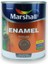 Enamel Parlak Ahşap Metal Boyası Koyu Kahve 2,5 L 1