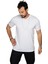 Aşırı Terleme Önleyici Beyaz V Yaka Erkek T-Shirt, Ter Sızdırmaz, Çift Katmanlı 1