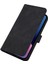 iPhone 15 Pro Max Için Kabartmalı Pu Deri Stand Cüzdan Telefon Kılıfı - Siyah (Yurt Dışından) 3