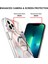 iPhone 15 Pro Max Için Mermer Ince Yumuşak Tpu Darbeye Dayanıklı Telefon Kılıf - Beyaz (Yurt Dışından) 4