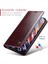 iPhone 15 Pro Max Için Deri Cüzdan Flip Standlı Telefon Kılıfı - Kırmızı (Yurt Dışından) 2