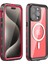 iPhone 15 Pro Max Için Su Geçirmez Kılıf Ekran Koruyucu IP68 Mühürlü Su Altı Telefon Kılıfı - Kırmızı (Yurt Dışından) 1