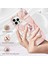 iPhone 15 Pro Için Mermer Ince Yumuşak Tpu Darbeye Dayanıklı Telefon Kılıf - Pembe (Yurt Dışından) 2