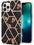 iPhone 15 Pro Için Mermer Ince Yumuşak Tpu Darbeye Dayanıklı Telefon Kılıf - Siyah (Yurt Dışından) 1