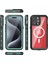 iPhone 15 Pro Max Için Su Geçirmez Kılıf Ekran Koruyucu IP68 Mühürlü Su Altı Telefon Kılıfı - Mavi (Yurt Dışından) 3