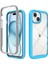 iPhone 15 Plus Için Hibrit Bumper Tam Koruma Telefon Kılıfı - Mavi (Yurt Dışından) 1