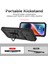 iPhone 15 Pro Max Için Halka Ayaklı ve Kayar Kamera Kapaklı Telefon Kılıf - Siyah (Yurt Dışından) 5