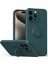 iPhone 15 Pro Max Için Ince Silikon Yüzük Stand Telefon Kılıfı - Pembe (Yurt Dışından) 1