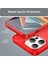 iPhone 15 Pro Max Için Yumuşak Karbon Fiber Fırçalanmış Tpu Telefon Kılıfı - Kırmızı (Yurt Dışından) 5