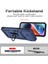 iPhone 15 Pro Max Için Halka Ayaklı ve Kayar Kamera Kapaklı Telefon Kılıf - Mavi (Yurt Dışından) 5