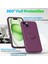 iPhone 15 Için Ince Silikon Yüzük Stand Telefon Kılıfı - Cam Göbeği (Yurt Dışından) 3