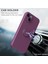 iPhone 15 Için Ince Silikon Yüzük Stand Telefon Kılıfı - Cam Göbeği (Yurt Dışından) 5