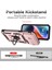 iPhone 15 Pro Max Için Halka Ayaklı ve Kayar Kamera Kapaklı Telefon Kılıf - Rose Gold (Yurt Dışından) 5