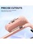iPhone 15 Pro Için Yumuşak Silikon Sert Pc Tampon Telefon Kılıfı - Rose Gold (Yurt Dışından) 5