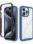 iPhone 15 Pro Max Için Hibrit Bumper Tam Koruma Telefon Kılıfı - Lacivert (Yurt Dışından) 1