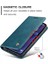 iPhone 15 Plus Için Retro Pu Deri Cüzdan Flip Standlı Telefon Kılıfı - Mavi (Yurt Dışından) 4