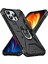 iPhone 15 Pro Max Için Halka Tutucu Standlı Çift Katmanlı Telefon Kılıfı - Siyah (Yurt Dışından) 1