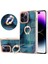 iPhone 15 Pro Max Için Halka Tutucu ile Desen Sert Arka Tpu Tampon Telefon Kılıfı - Yeşil (Yurt Dışından) 5