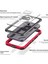 iPhone 15 Için Su Geçirmez Kılıf Ekran Koruyucu IP68 Mühürlü Su Altı Telefon Kılıfı - Kırmızı (Yurt Dışından) 4