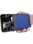 iPhone 15 Promax Için Ince Litchi Tpu Bumper Hibrit Cam Korumalı Kılıf Kapaklı - Mavi (Yurt Dışından) 1