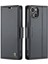 iPhone 15 Pro Max Için Pu Deri Standli Cüzdan Flip Telefon Kılıfı - Siyah (Yurt Dışından) 1