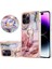 iPhone 15 Pro Için Halka Tutucu ile Desen Sert Arka Tpu Tampon Telefon Kılıfı - Gri - Kırmızı (Yurt Dışından) 5