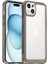 iPhone 15 Plus Için Şeffaf Pc Arka Tpu Telefon Kılıfı - Gri (Yurt Dışından) 1