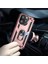 iPhone 15 Pro Için Halka Tutuculu Çift Katmanlı Telefon Kılıfı - Rose Gold (Yurt Dışından) 4