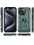 iPhone 15 Pro Için Halka Tutuculu Çift Katmanlı Telefon Kılıfı - Yeşil (Yurt Dışından) 2
