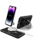 iPhone 15 Pro Max Için Magsafe Manyetik Halka Standlı Ağır Hizmet Telefon Kılıfı - Siyah (Yurt Dışından) 1