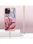 iPhone 15 Pro Için Desen Hibrit Çapraz Askı Kordon Telefon Kılıfı - Rose (Yurt Dışından) 3