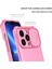 iPhone 15 Pro Max Kayar Kamera Kapaklı Sağlam Standı Telefon Kılıfı - Pembe (Yurt Dışından) 5