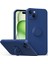 iPhone 15 Plus Için Ince Silikon Yüzük Stand Telefon Kılıfı - Koyu Kızıl (Yurt Dışından) 1