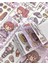 Sevimli Kız Mor Renk 50 Yaprak Mini Defter Sticker / Çıkartma / Bullet Journal / Defter Süsleme 4
