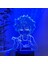 Anime Tam Zamanlı Hunter Gece Işık Ht 3D LED Illusion Lamba 16 Renk Uzaktan Kumanda Çocuk Odası Dekoratif Lamba --- Siyah Koltuk (Yurt Dışından) 1