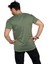 Aşırı Terleme Önleyici Haki V Yaka Erkek T-Shirt, Ter Sızdırmaz, Çift Katmanlı 2